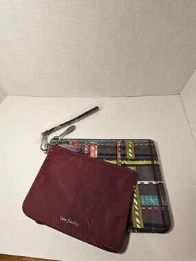NWT Vera Bradley Midtown Pouch Duo Hawthorn Rose Wristlet Bag Tote Wallet Purse